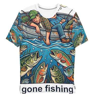 Gone Fishing Mens T-Shirt
