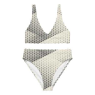 Recycled High-Waisted Bikini for Sustainable Swimwear Fashion