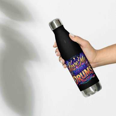 Love Me Some Drums - Stainless Steel Water Bottle - Durable, Eco-Friendly Drinkware