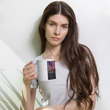White Glossy Mug - Perfect for Coffee, Tea, and Hot Beverages