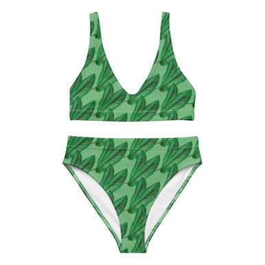 Recycled high-waisted bikini