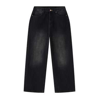 Men's Vintage Wash Wide Leg Jeans