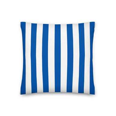 Premium Pillow Blue Stripes