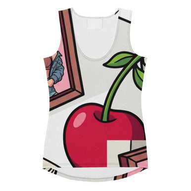Sublimation Cut & Sew Tank Top cherry on top
