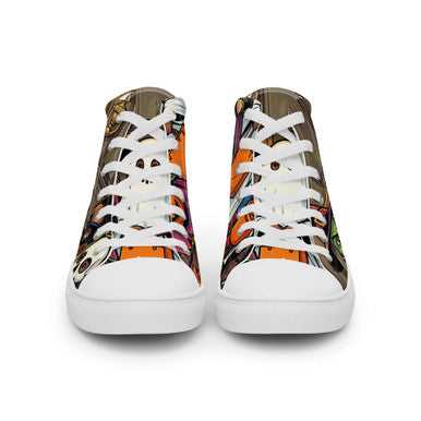 Men’s high top canvas shoes