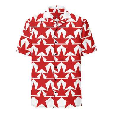Unisex button shirt Red Stars
