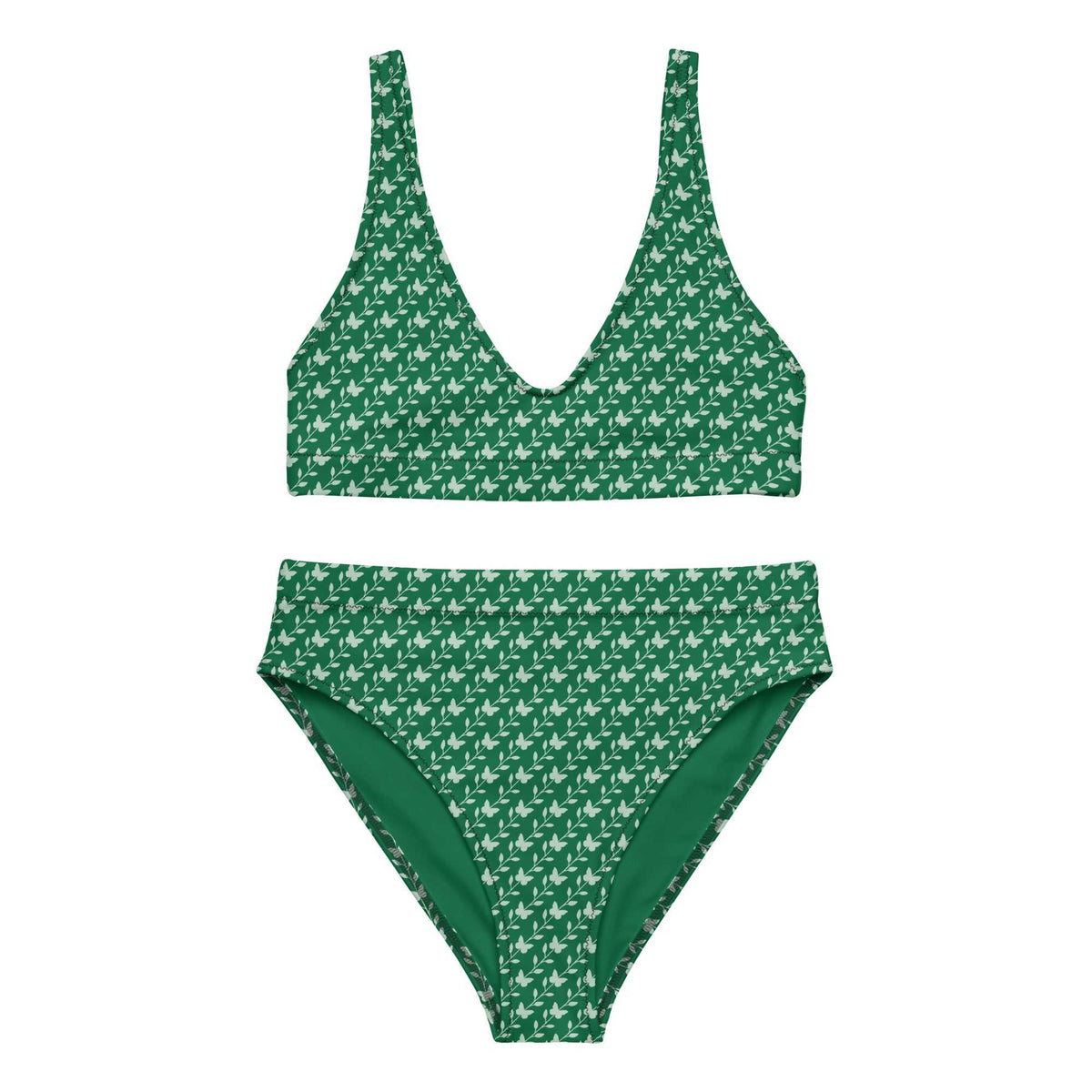 Recycled high-waisted bikini