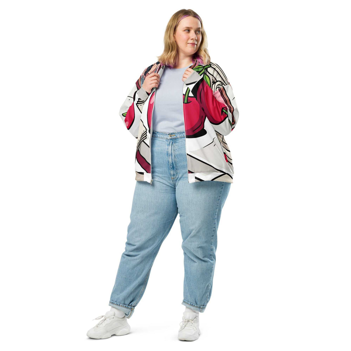 Unisex Bomber Jacket - Cherry on the counter