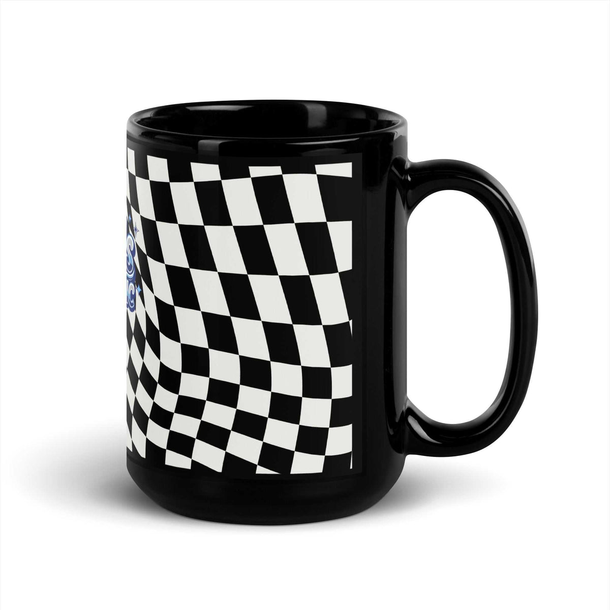 Marvin Chambers Music - Black Checked Mug
